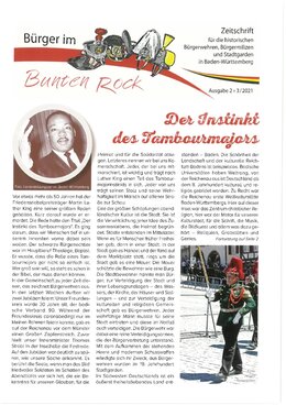 Titelbild Bürger im Bunten Rock 2/3/2021