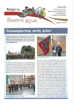 Titelbild Bürger im Bunten Rock 3/2024
