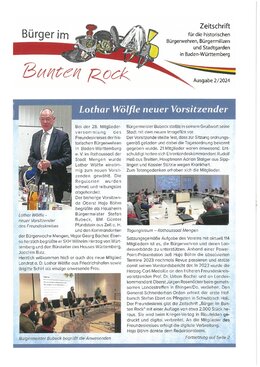 Titelbild Bürger im Bunten Rock 2/2024