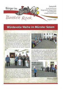 Titelbild Bürger im Bunten Rock 1/2024