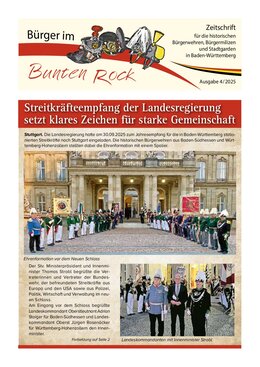 Titelbild Bürger im Bunten Rock 4/2025