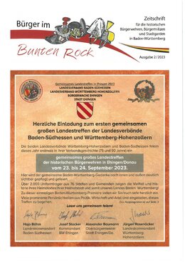 Titelbild Bürger im Bunten Rock 2/2023