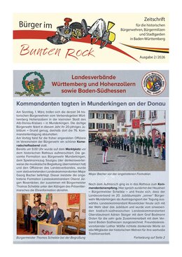 Titelbild Bürger im Bunten Rock 2/2026