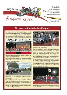 Titelbild Bürger im Bunten Rock 3/2023